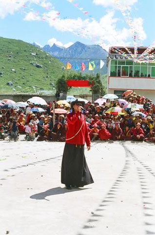 Tibetan singer