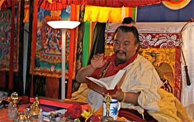 Dzogchen Khenpo Choga Rinpoche teaching from The Tibetan Book of the Dead