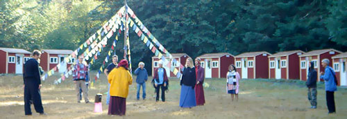 Vajra Dancing in the Mandala Garden, September 2009
