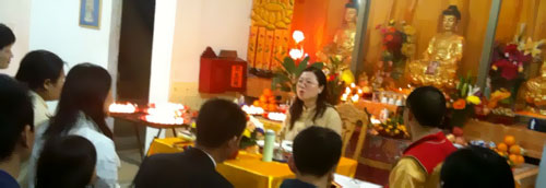 Wang Li teaching in late November of 2009
