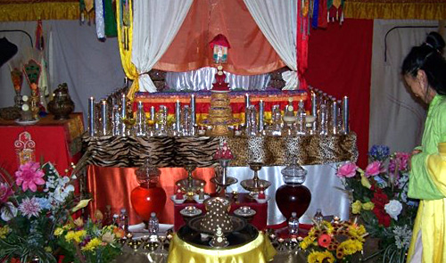 Mandala Shrine at 2009 Drupchen