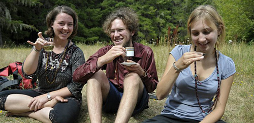 Stella, Adam, and Rita at 2010 Internship