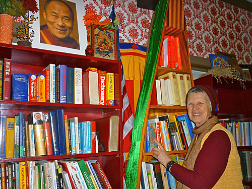 Part of the Dzogchen Lineage Library. Photo by Bhadra.